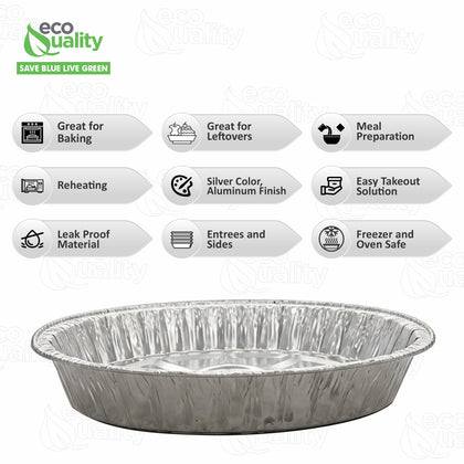 Disposable Aluminum Foil Oval Turkey Roaster Deep Pan