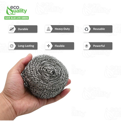 50g Stainless Steel Scrubber Steel Wool Sponges