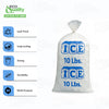 Clear Poly Ice Bags 10LB - Durable and Heavy Duty Ice Bags Commercial Grade