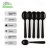 Disposable Plastic Heavy Weight Spoons Unwrapped