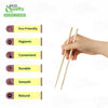 9 Inch Premium Paper Wrapped Disposable Bamboo Chopsticks - Japanese Disposable Chopsticks Bulk Certified Quality by EcoQuality