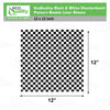 Checkerboard Food Basket Liner Sheets Grease Resistant 12x12 Inches