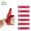 Work Gloves, Latex Dipped Nitrile Coated Gloves (Small, Medium, Large)