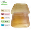 Square palm leaf plates eco friendly disposable dinnerware