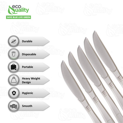 Disposable Plastic Heavy Weight Knives Unwrapped
