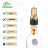 Translucent Liquor Pourer Cover Caps, Bottle Top Spout Cover, Bar Supplies, BPA Free Plastic, Universal Cover for Liquor & Wine Bottle