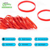 #12 Red Rubber Bands 2500pc Per Box (1-3/4