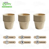 Compostable Souffle Portion Cup, Disposable Biodegradable Tasting Sample Cups, Sauce Ramekin Cup , Condiment Cup, Jello Shot Cups
