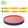 Ridged Assorted Jewel Round Tray | Elegant Serving Tray for Parties and Events