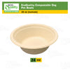 Round Compostable Bowls for Pets Disposable Dog Food Bowls Plant Fiber Pet Feeding Heavy Duty