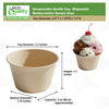 Compostable Souffle Portion Cup, Disposable Biodegradable Tasting Sample Cups, Sauce Ramekin Cup , Condiment Cup, Jello Shot Cups