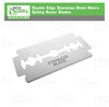 Platinum Double Edge Stainless Steel Shaving Razor Blades