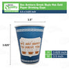 New York Greek Style Insulated Paper Hot Cold Cups