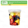 32oz Deli Container with Lid - Durable Disposable Food Storage