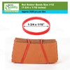 #12 Red Rubber Bands 2500pc Per Box (1-3/4