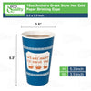 New York Greek Style Insulated Paper Hot Cold Cups