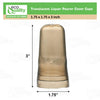 Translucent Liquor Pourer Cover Caps, Bottle Top Spout Cover, Bar Supplies, BPA Free Plastic, Universal Cover for Liquor & Wine Bottle