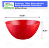 100oz Assorted Tint Pixel Bowl | Stylish & Durable Serving Bowl