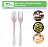Premium Heavy Weight Disposable Forks White