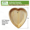 Heart shaped disposable palm leaf plate eco friendly compostable tableware