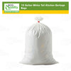 Plastic Trash Bags - White Tall Kitchen Garbage Bags (13 Gallon)