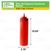Squeeze Bottle Wide-Mouth Red 24oz – Durable
