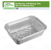 Aluminum Pan Oblong Take Out Foil Baking Containers with Dome Lids (1LB, 1 1/2LB, 2 1/2LB) (Shallow & Deep)