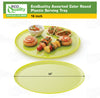 Ridged Assorted Jewel Round Tray | Elegant Serving Tray for Parties and Events