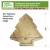 Christmas tree shaped palm leaf plates eco friendly disposable dinnerware