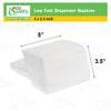 Low Fold Dispenser Napkins 1-Ply Dispenser Napkin Refill