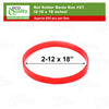 #31 Red Rubber Bands 1250pc Per Box (2-1/2