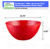 100oz Assorted Color Pixel Bowl | Red, White & Blue Serving Bowl