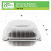 Eco Friendly Clamshell Take Out Food Container Mineral Clamshell