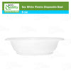 White Plastic High Impact Disposable Plastic Bowl (6oz,12oz)