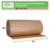 Kraft bubble roll non perforated wrap for shipping 48x250 inches