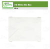 #2 White Paper Take Out Food Containers with Closeable Lid