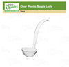 Plastic Clear Soup Ladle - Punch Ladle - Great for Soups, Fruit Punch, Ice Tea, Salad Dressings - Heavy Duty Premium - 5 Ounce Serving Ladle