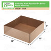 Kraft Paperboard 4 Corner Pop Up Food Tray