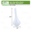 Disposable White Plastic Dining Asian Soup Spoons
