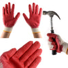 Work Gloves, Latex Dipped Nitrile Coated Gloves (Small, Medium, Large)