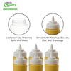 24 Oz Clear Plastic Condiment Squeeze Bottles, Squirt Bottle for Sauces, Dressing - BPA Free, Dishwasher Safe