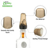 Translucent Liquor Pourer Cover Caps, Bottle Top Spout Cover, Bar Supplies, BPA Free Plastic, Universal Cover for Liquor & Wine Bottle