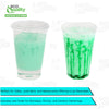 Disposable Clear Flat Plastic Cold Cup Lids For (12oz,14oz,16oz,20oz,24oz) Cups PET Lids 98MM