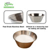 Stainless Steel Sauce Cups 4 oz Round Condiment Containers, Food Safe/Commercial Grade Safe/Portion Dipping Cups, Sauce Cups, Ramekins