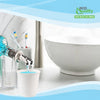 EcoQuality 3oz White Paper Small Disposable Bathroom Mouthwash Cups