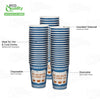 New York Greek Style Insulated Paper Hot Cold Cups