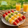 12 Inch Bamboo Skewers - Biodegradable, Sturdy, Eco-Friendly, Reusable, Great for BBQ, Grilling and more!