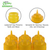 24 Oz Yellow Plastic Condiment Squeeze Bottles Squirt Bottle for Sauces, Dressing, Arts and Crafts, Ketchup, Mustard, Oil, BBQ - Reusable
