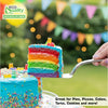 Silver Disposable Plastic Cake Servers Cake Lifter 10