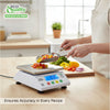 TS6 Electronic Digital Portion Control Scale 12lbs Precision Kitchen Tool